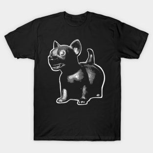 Minimal Ancient Xoloitzcuintli Xolo Tribal puppy colarless T-Shirt